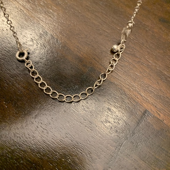 Feather Beaded Earrings & Necklace Set, NWOT, Never Worn, Purple and Silver - Picture 14 of 15